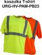 URGENT T-SHIRT ODBLASKOWY - URG-HV-PAM-PB23, OSTRZEGAWCZY, PASY FLUORESCENCYJNE - żółty 2XL 1