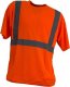 URGENT T-SHIRT ODBLASKOWY - URG-HV-PAM-PB23, OSTRZEGAWCZY, PASY FLUORESCENCYJNE - żółty 2XL 2