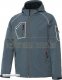 INDUSTRIAL STARTER PERFECT 04520 - Praktyczna ciepła kurtka softshellowa ISSA LINE, kaptur, odblaskowe wstawki, - czarny 3XL 2