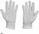 CERVA KITE - Rękawice szyte, dzianina  białe bawełniane  kosmetyczne 100% bawełna 7 3