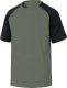 Delta Plus GENOA - T-SHIRT siatka dżersejowa, 100% bawełna, 180 g/m - zielono-czarny M 4