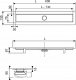 Tece TECElinus - odwodnienie liniowe z rusztem ozdobnym odwracalnym "2 w 1" 800 mm 2