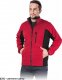 R.E.I.S. POLAR-TWIN - bluza polarowa zapinana na suwak, 100% poliester, 290 g/m - czerwono-czarny L 1