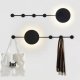Moosee MOOSEE lampa ścienna SHADOW HANG z wieszakiem czarna 4
