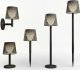 New Garden NEW GARDEN lampa ogrodowa GRETA SOLAR NEGRO 5in1 czarna 1