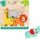 Tooky Toy Tooky Toy Drewniane Puzzle Wielowarstwowe Tablica Zwierzątka Leśne 7 el. 1