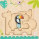 Tooky Toy Tooky Toy Drewniane Puzzle Wielowarstwowe Tablica Zwierzątka Leśne 7 el. 3