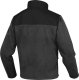 Delta Plus BRIGHTON2 - bluza z polaru, zamek błyskawiczny, 5 kieszeni, poliester laminowany, 420 g/m, Ripstop - szaro-czarny 3XL 3