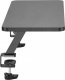 WP Podstawa pod monitor, mocowana do blatu biurka, czarny, metal / płyta mdf, 20 kg nośność, Powerton, ergo 5