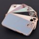 Hurtel Lighting Color Case Etui Xiaomi Redmi Note 11 Żelowy Ze Złotą Ramką Fioletowy 5