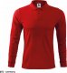 MALFINI Single J. LS 211 - ADLER - Koszulka polo męska, 180 g/m, 100% bawełna, - czerwony - rozmiar 2XL 1