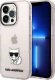 Karl Lagerfeld Etui Karl Lagerfeld KLHCP14XCTTRI Apple iPhone 14 Pro Max hardcase różowy/pink Transparent Choupette Body 1