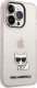 Karl Lagerfeld Etui Karl Lagerfeld KLHCP14XCTTRI Apple iPhone 14 Pro Max hardcase różowy/pink Transparent Choupette Body 2