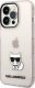 Karl Lagerfeld Etui Karl Lagerfeld KLHCP14XCTTRI Apple iPhone 14 Pro Max hardcase różowy/pink Transparent Choupette Body 7