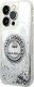 Karl Lagerfeld Etui Karl Lagerfeld KLHCP14XLCRSGRS Apple iPhone 14 Pro Max srebrny/silver hardcase Liquid Glitter RSG 2