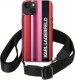 Karl Lagerfeld Etui Karl Lagerfeld KLHCP14MSTSTP Apple iPhone 14 Plus hardcase różowy/pink Color Stripes Strap 1