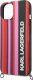Karl Lagerfeld Etui Karl Lagerfeld KLHCP14MSTSTP Apple iPhone 14 Plus hardcase różowy/pink Color Stripes Strap 4