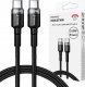 Kabel USB Feegar USB-C - USB-C 1 m Czarny (FEE-01901) 1
