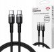 Kabel USB Feegar USB-C - USB-C 1 m Czarny (FEE-01901) 2