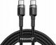 Kabel USB Feegar USB-C - USB-C 1 m Czarny (FEE-01901) 3