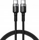 Kabel USB Feegar USB-C - USB-C 1 m Czarny (FEE-01901) 1