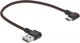 Kabel USB Delock USB-A - USB-C 0.2 m Czarny (85279) 2