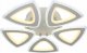 Lampa sufitowa MAXXLLC LAMPA LED RING LAMPA SUFITOWA PLAFON LED + PILOT 2