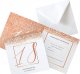ZAPROSZENIA na 18 glamour Rosegold Confetti 10szt (+koperty) 1