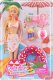 Adar Lalka 29cm surferka z zestawem plażowym 538849 Adar mix cena za 1 szt  lalka w stroju kąpielowym, pies, koło do pływania, piłka plażowa, kocyk, 2x okulary, 2x butelki z sokiem, opaska z daszkiem 2