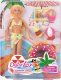 Adar Lalka 29cm surferka z zestawem plażowym 538849 Adar mix cena za 1 szt  lalka w stroju kąpielowym, pies, koło do pływania, piłka plażowa, kocyk, 2x okulary, 2x butelki z sokiem, opaska z daszkiem 3