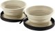 Hunter HUNTER miski silikonowe w etui List beżowe 2x750ml 1