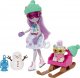 Kalendarz adwentowy Mattel Zestaw Enchantimals lalka Sybill Snow Leopard 24 niespodzianki 4
