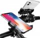 4kom.pl Uchwyt rowerowy Extreme Bike Alu na kierownicę do telefonu na rower motor hulajnogę czarny 1