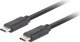 Kabel USB Lanberg USB-C - USB-C 1.8 m Czarny (CA-CMCM-32CU-0018-BK) 2