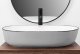 Umywalka REA-U6210 Umywalka nablatowa CLEO WHITE/BLACK EDGE CE.REA.U-CLEO-WHITE/BLACK-EDGE 3