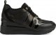 Geox Sneakersy damskie GEOX D268LB Zosma czarne koturny  40 2