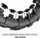 HMS HHW01 BLACK HULA HOP Z WYPUSTKAMI I OBCIĄŻNIKIEM HMS 6