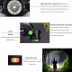 Latarka czołowa Boruit Latarka czołowa akumulatorowa LED L2/T6 3 zoomable 8