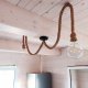 Lampa wisząca Fastima Lampa oprawa sznur jutowy konopny 2xE27 loft 1m 3