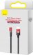 Kabel USB Baseus USB-C - Lightning 2 m Czarno-czerwony (6932172612382) 16