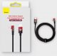 Kabel USB Baseus USB-C - Lightning 2 m Czarno-czerwony (6932172612382) 19