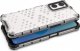 Hurtel Honeycomb etui pancerny pokrowiec z żelową ramką Oppo A76 / Oppo A36 / Realme 9i przezroczysty 10