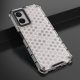 Hurtel Honeycomb etui pancerny pokrowiec z żelową ramką Oppo A76 / Oppo A36 / Realme 9i przezroczysty 3