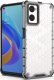 Hurtel Honeycomb etui pancerny pokrowiec z żelową ramką Oppo A76 / Oppo A36 / Realme 9i przezroczysty 7