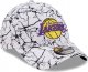 New Era Czapka z daszkiem NEW ERA LA Lakers Marble biała 1