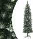 vidaXL Sztuczna, wąska choinka ze stojakiem, 120 cm, PVC 1