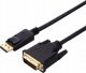 Kabel Pawonik DisplayPort - DVI-D 1.8m czarny (316) 1