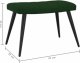 vidaXL Fotel z podnóżkiem, ciemnozielony, obity aksamitem 12