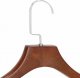Springos Wieszaki drewniane antypoślizgowe na ubrania zestaw 9 szt. brązowe UNIWERSALNY 8
