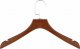 Springos Wieszaki drewniane antypoślizgowe na ubrania zestaw 9 szt. brązowe UNIWERSALNY 9